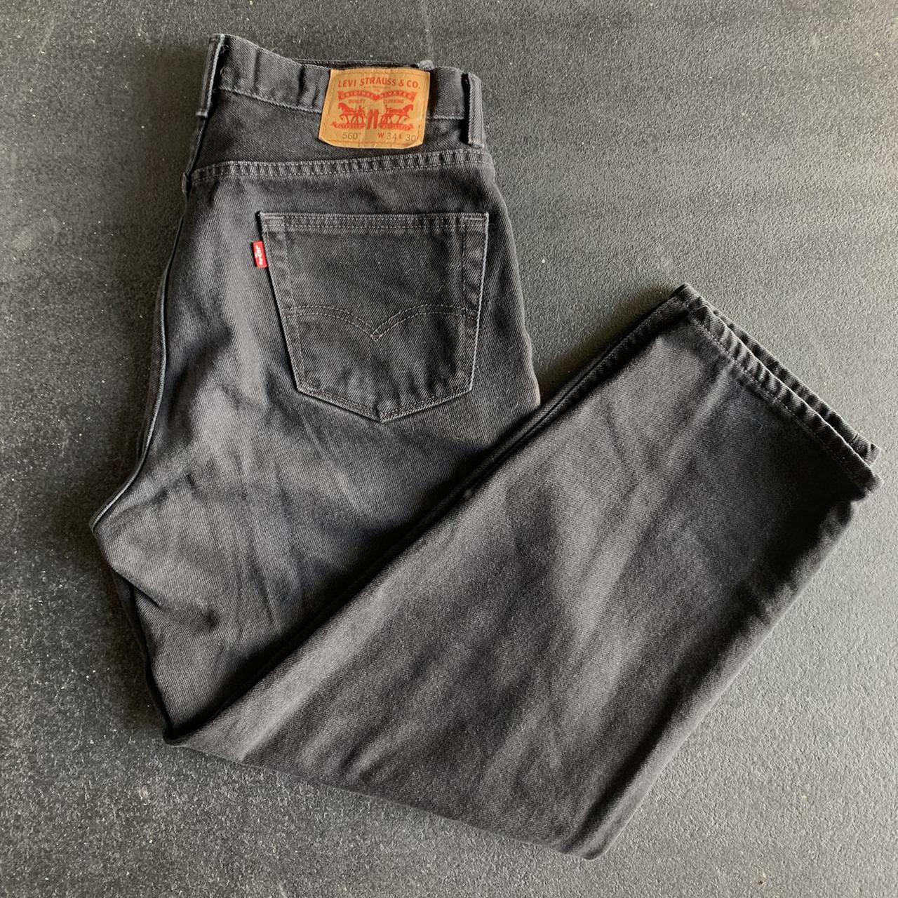 black 560 levi jeans