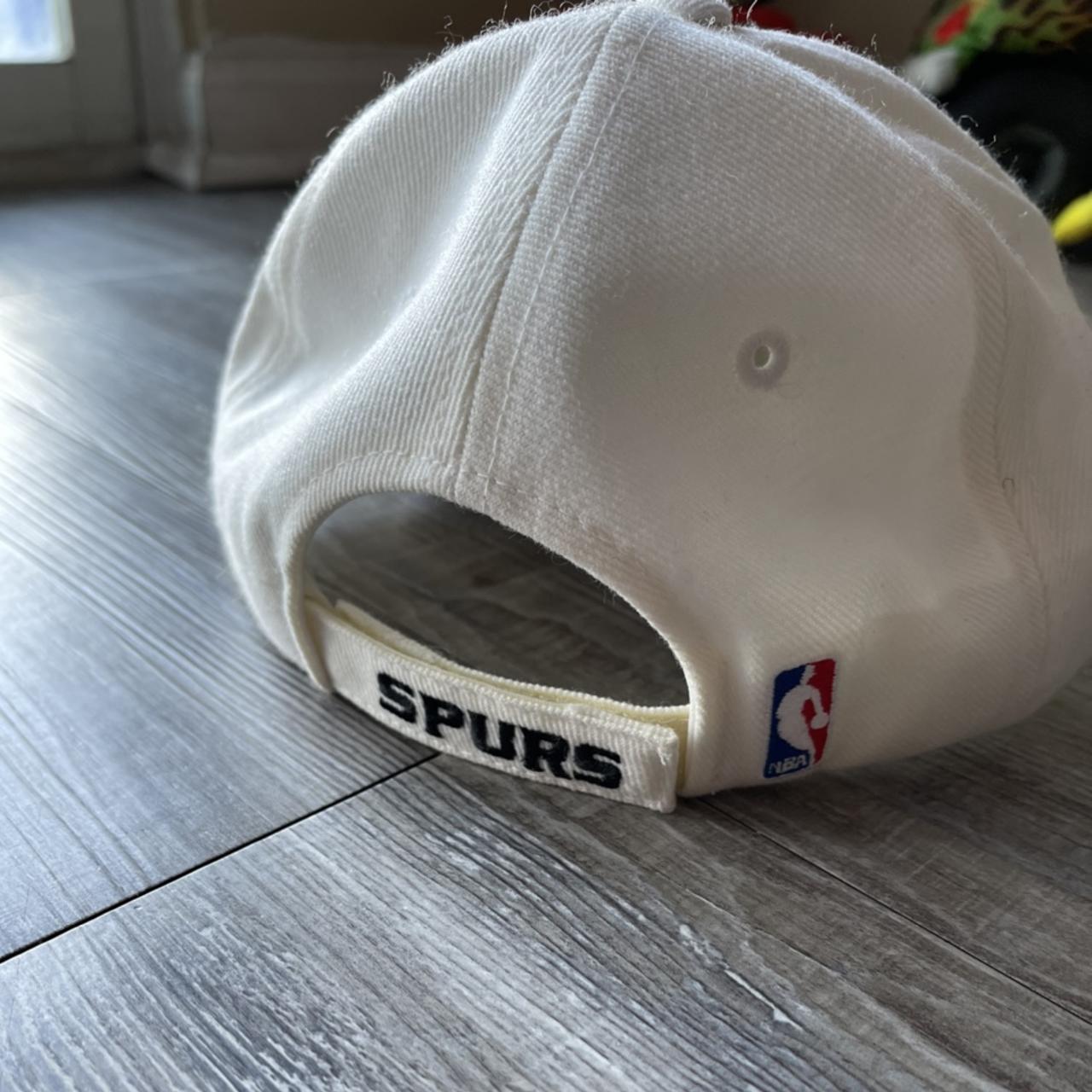 Vintage San Antonio Spurs White hat puma fiesta logo - Depop