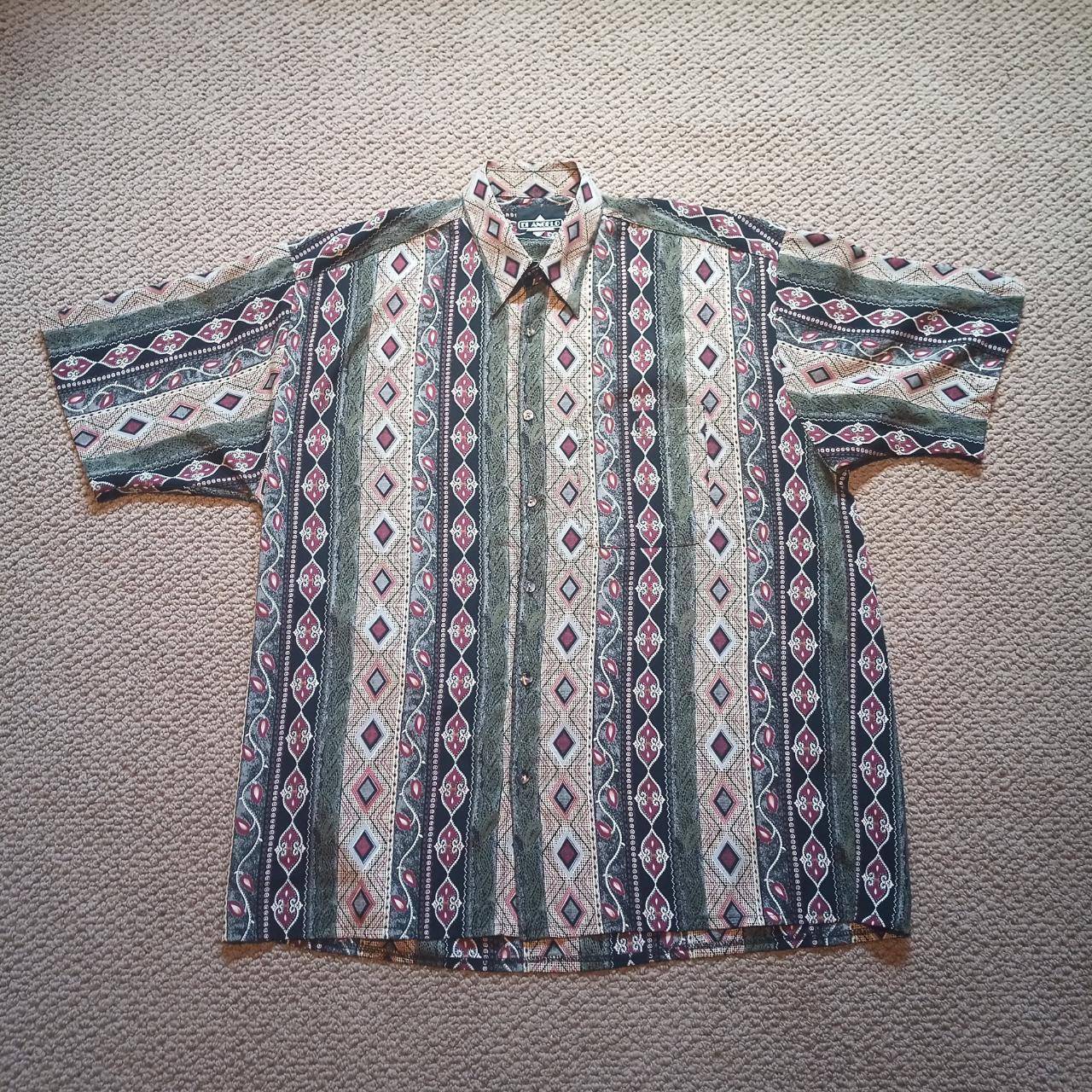 Vintage D'angelo shirt W = 63.75cm (25.5 Inches) L... - Depop