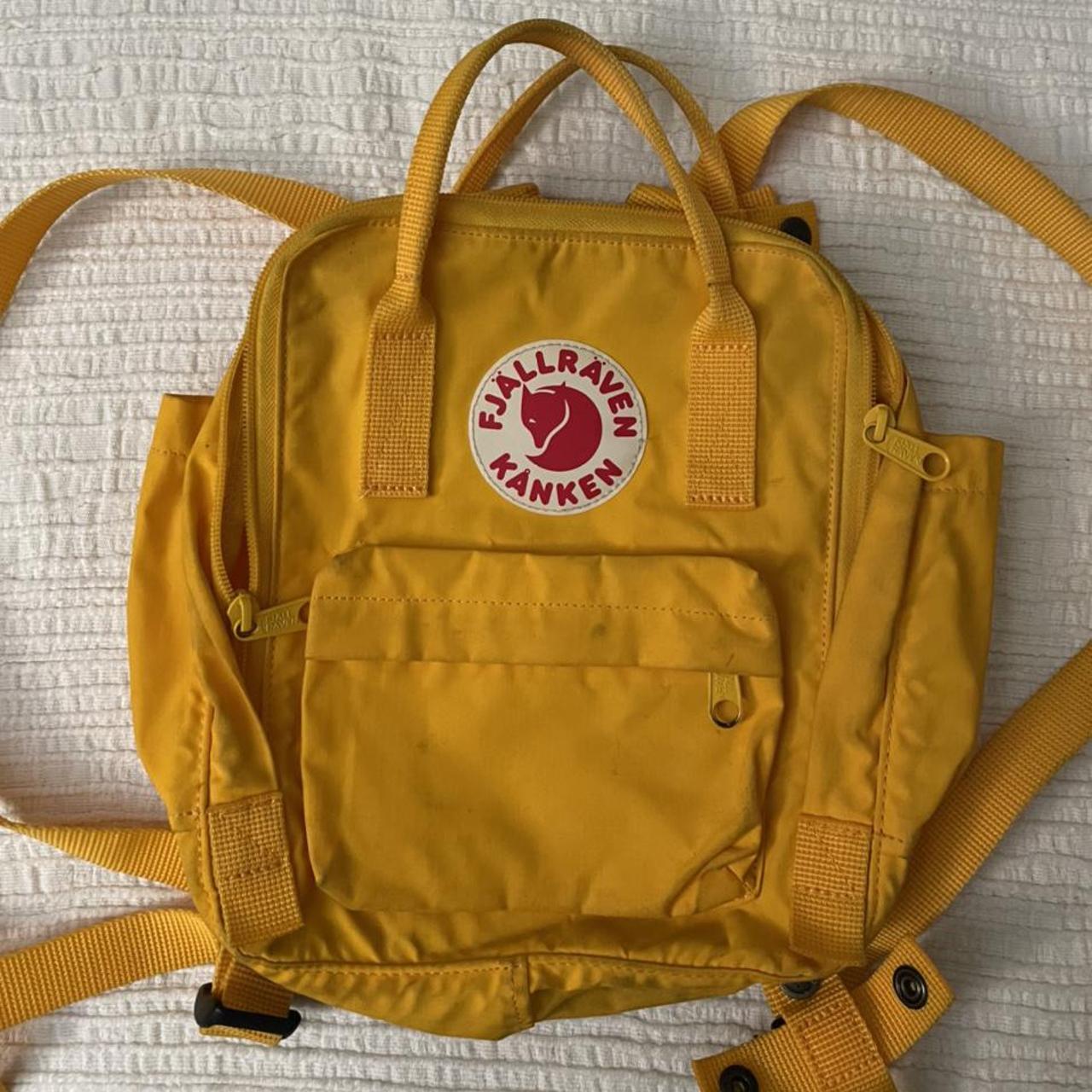 kanken mini warm yellow