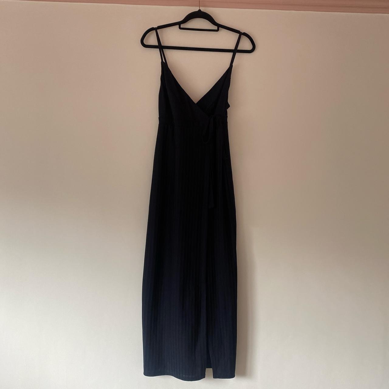 Zara Women's Navy Dress | Depop