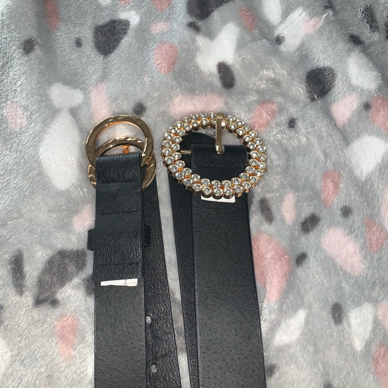 PRIMARK BELT BUNDLE, 2 belts, one with rhinestones... Depop