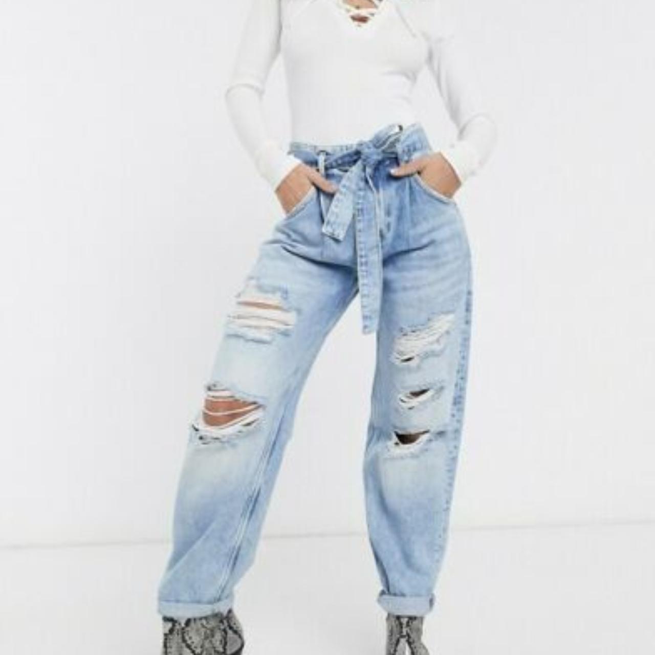 Balloon fit hot sale jeans bershka