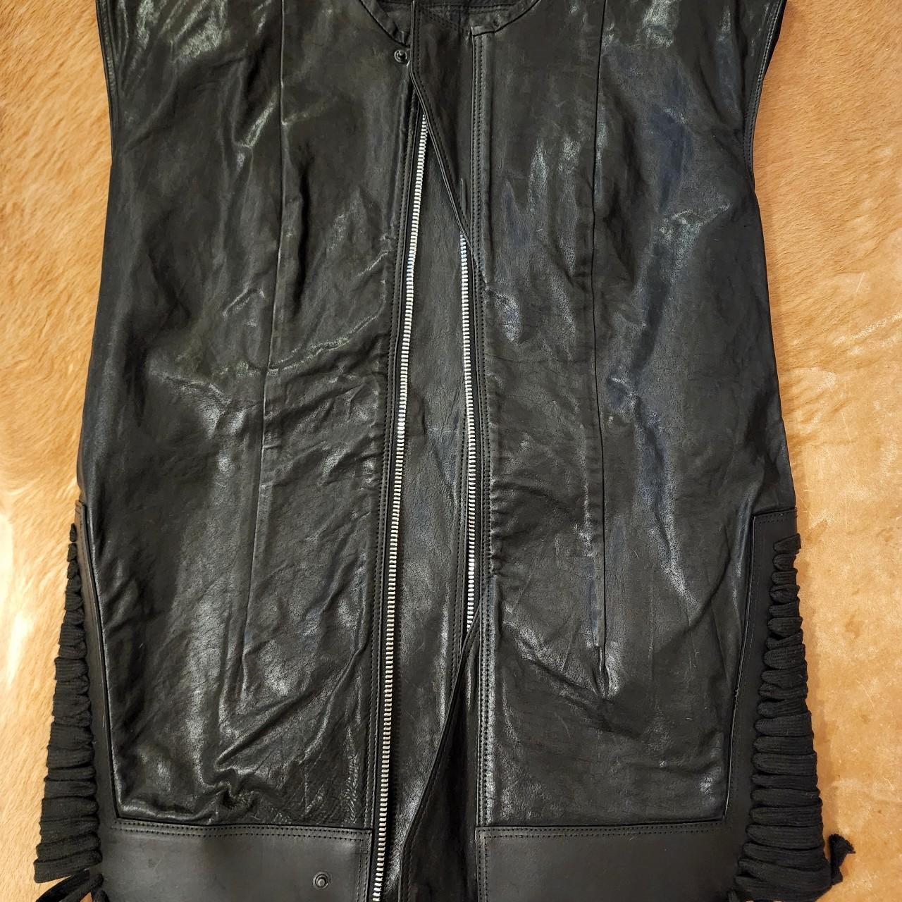 Rick Owens SS14 Calf Leather Vest, Size M,
