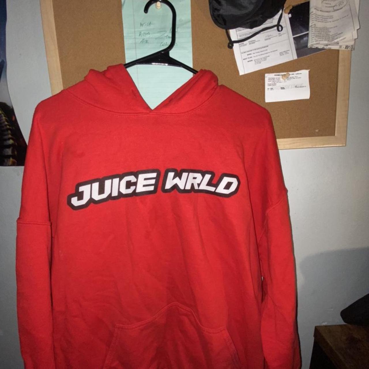 Juice wrld red on sale hoodie