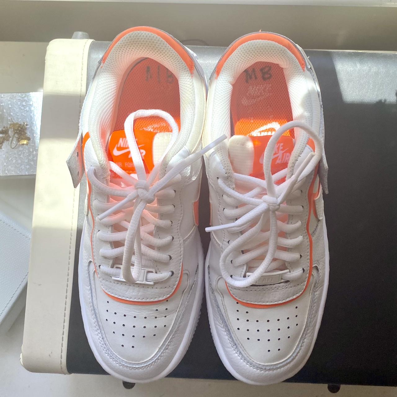 Nike Air Force 1 Low Shadow White Total Orange (Women's)