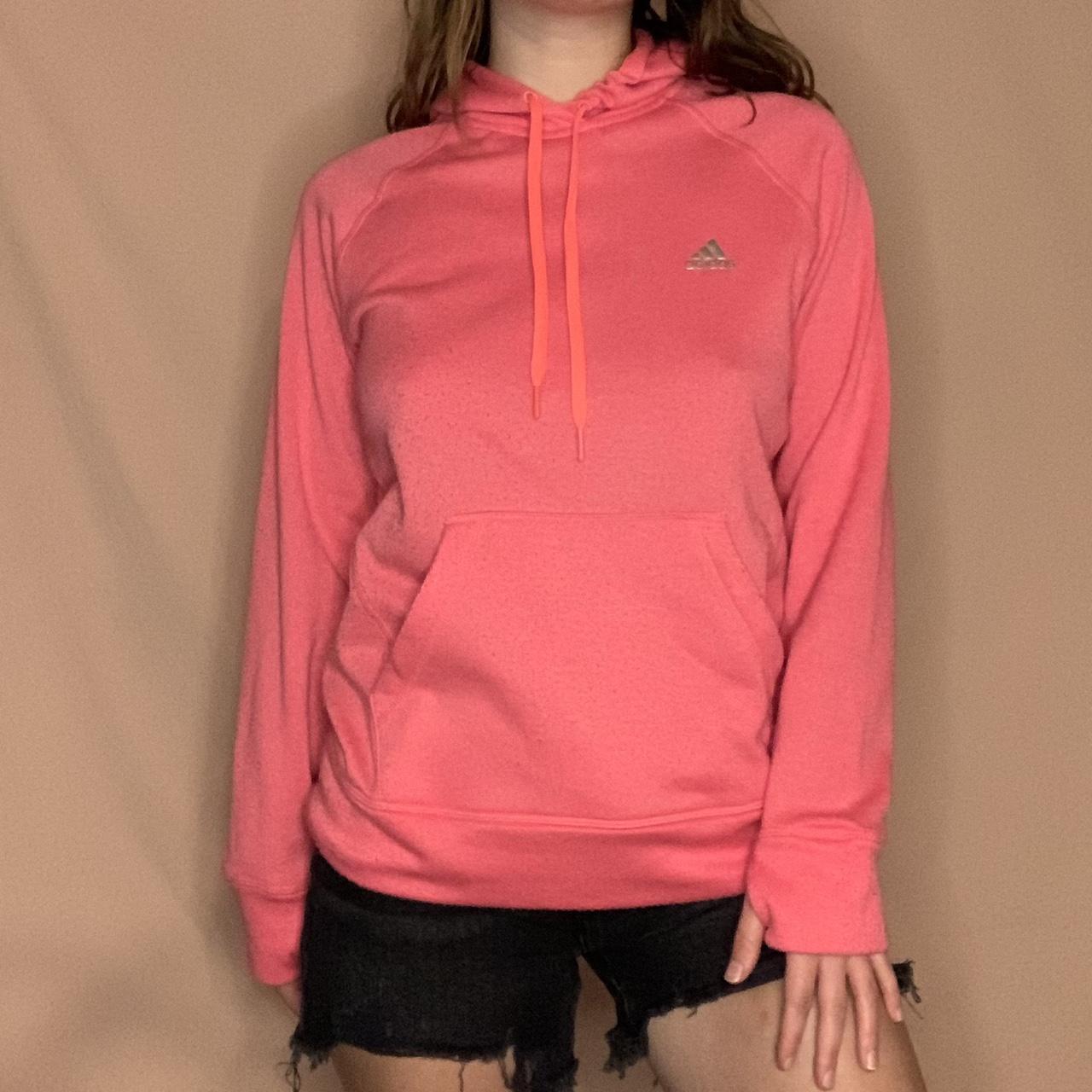 hot pink adidas sweater