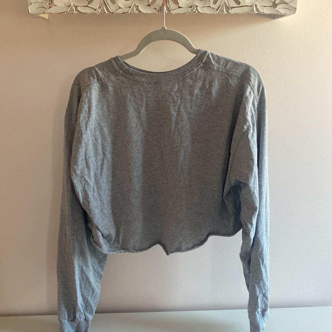 Brandy Melville/John galt malibu cropped long sleeve... - Depop