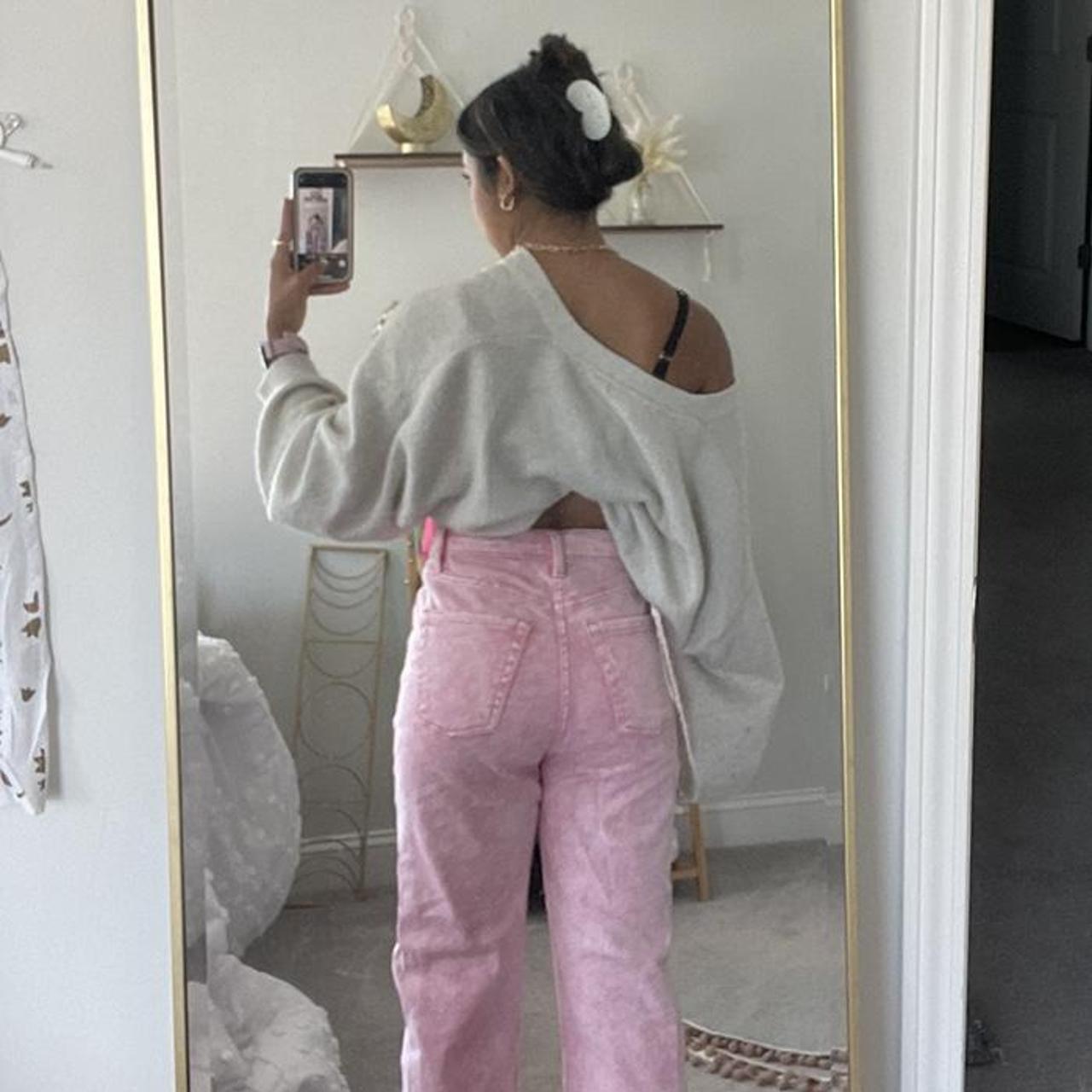 Wild Fable Women S Pink Jeans Depop