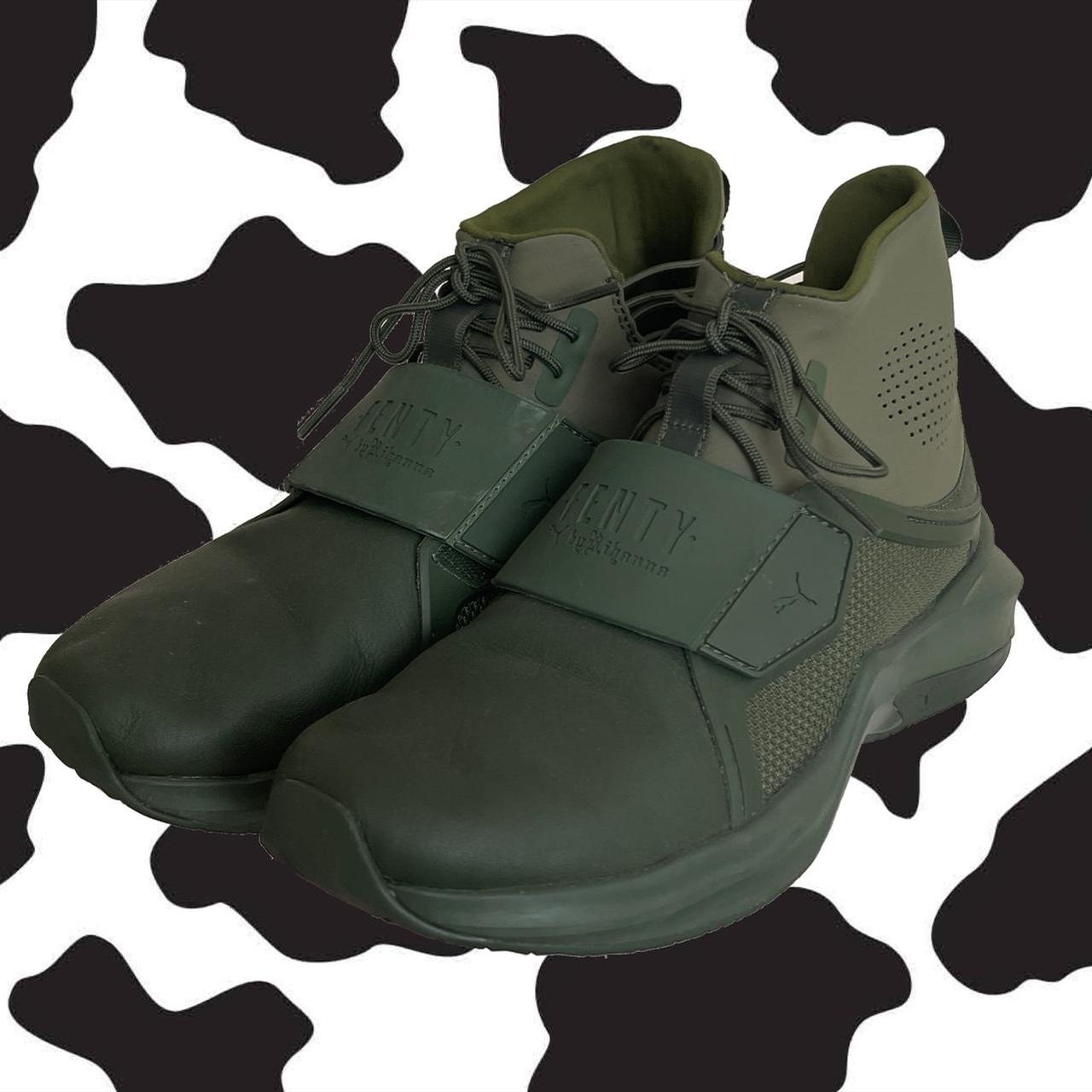 puma ignite womens green