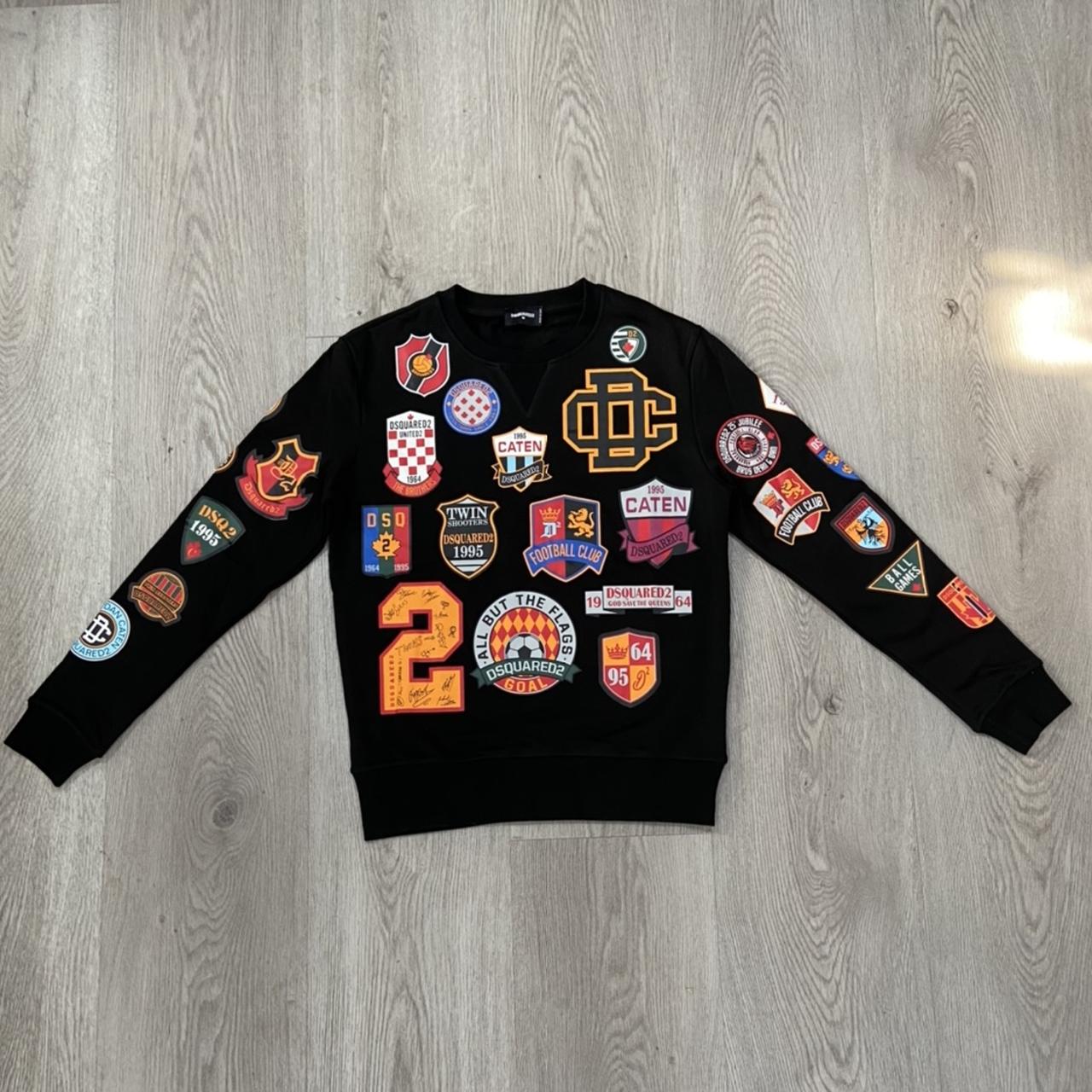 Dsquared2 patch outlet sweatshirt