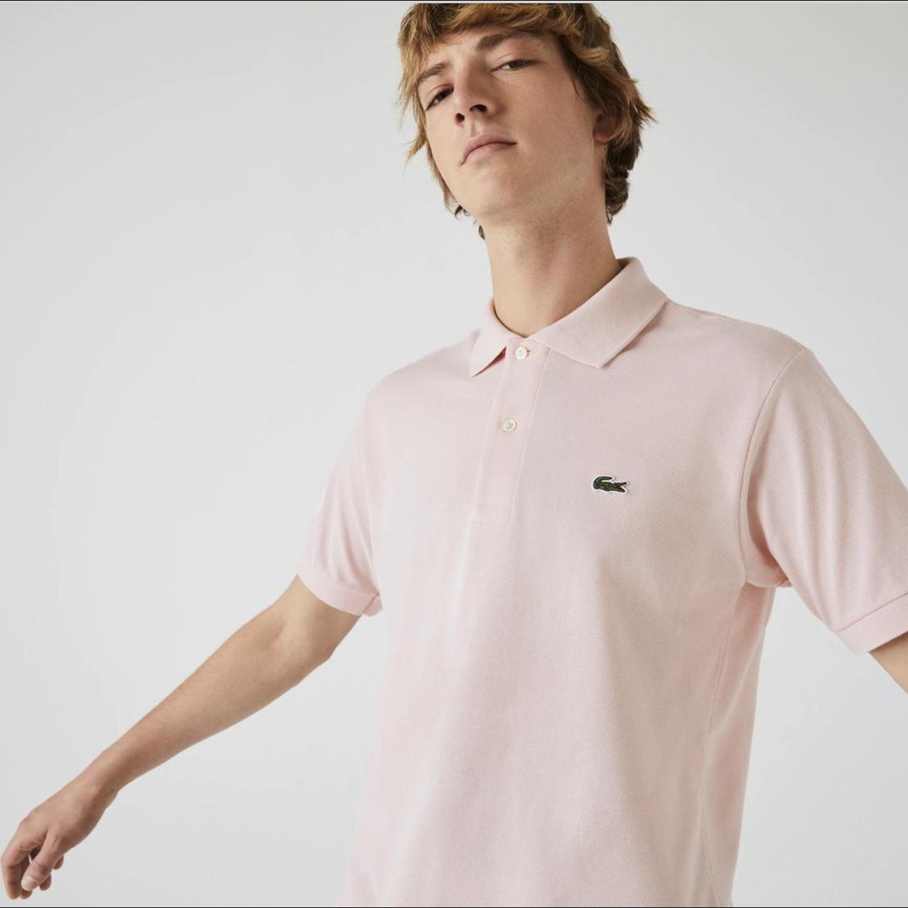 Lacoste “Light Pink” (Baby Pink) Polo... - Depop