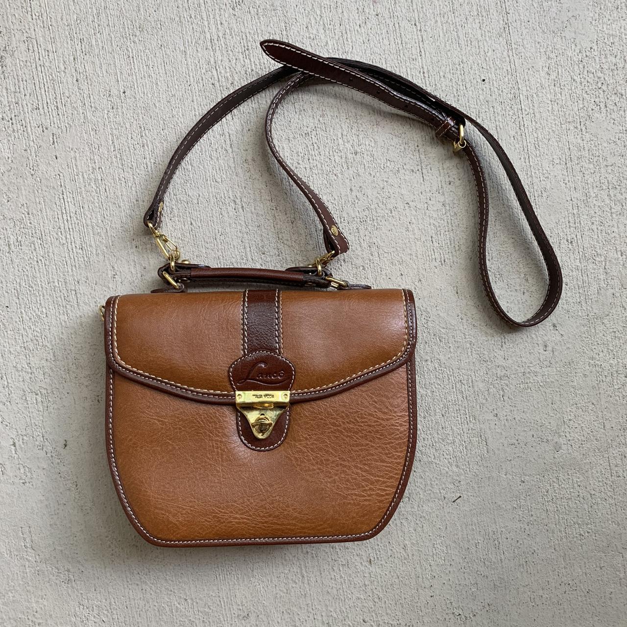 Rioni Moda Italia Signtature Brown Leather Shoulder Bag Purse (CON44) | eBay