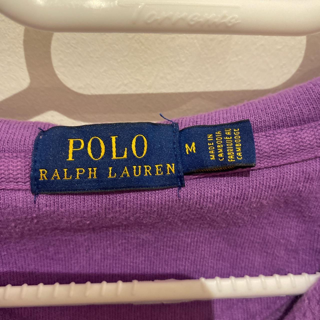 Polo Ralph Lauren Women's Purple Hoodie | Depop