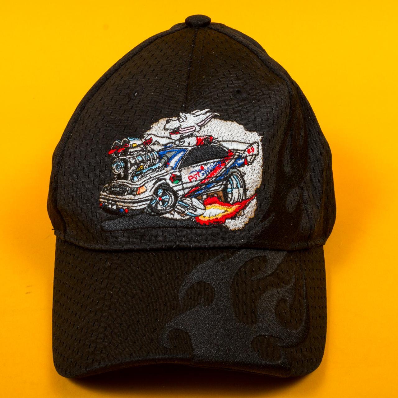 Racing dog hat by Petco. Goth black color, mesh... Depop