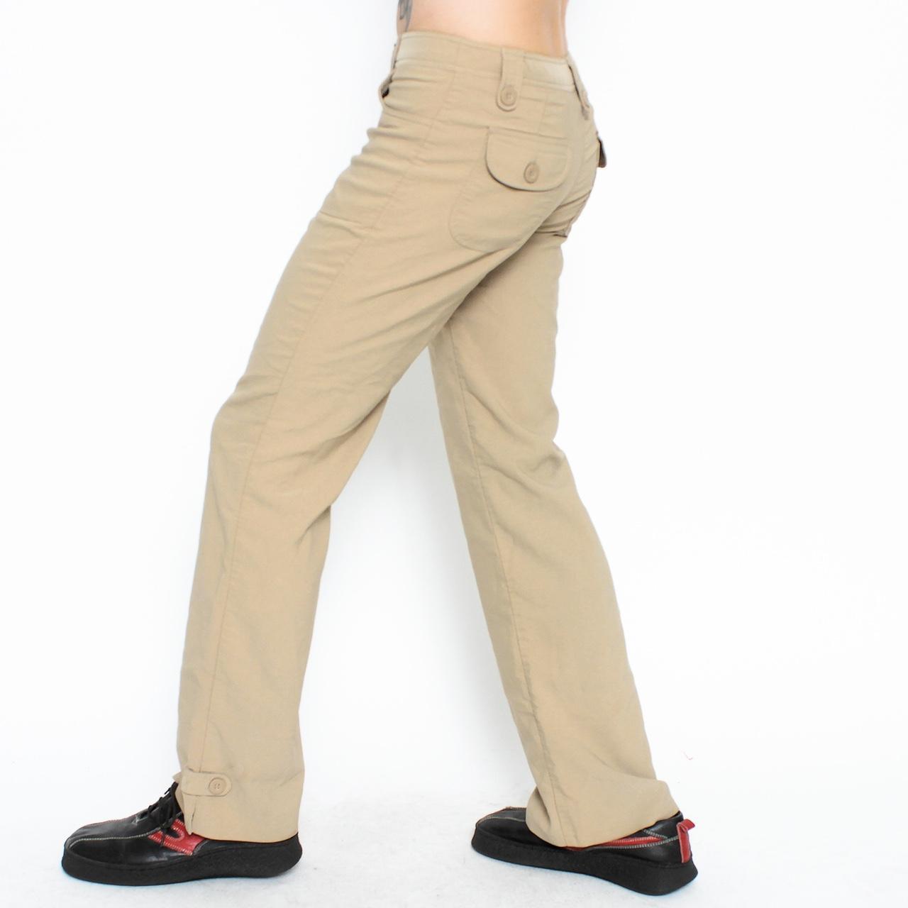 90s khaki pants by No Boundaries. Khaki tan fabric