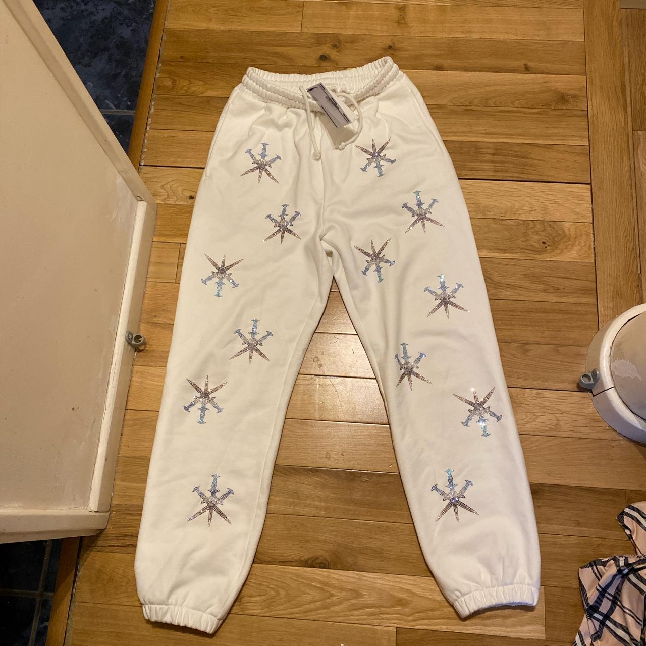 full tracksuit Unknown London limited edition white... Depop