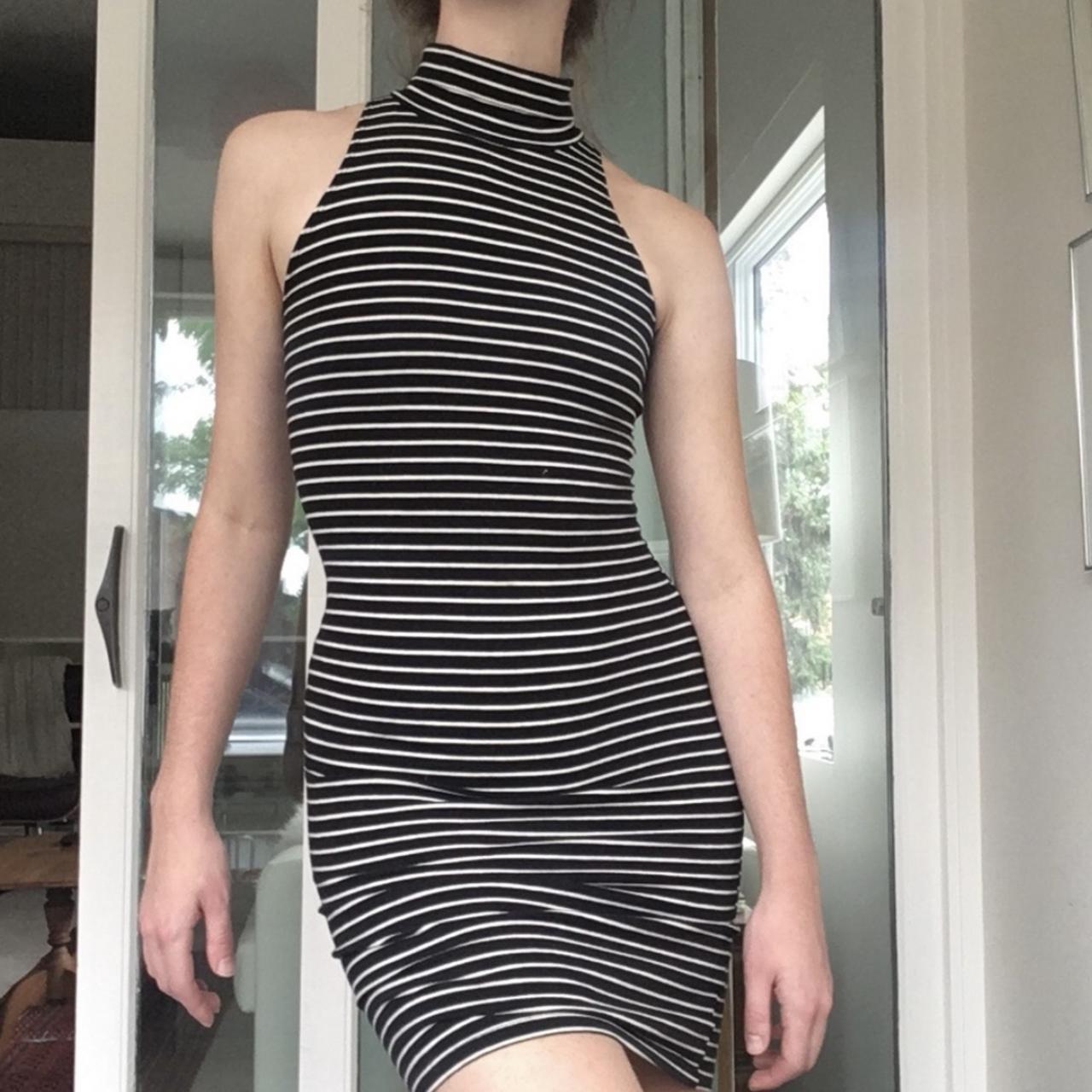 American apparel shop striped dress