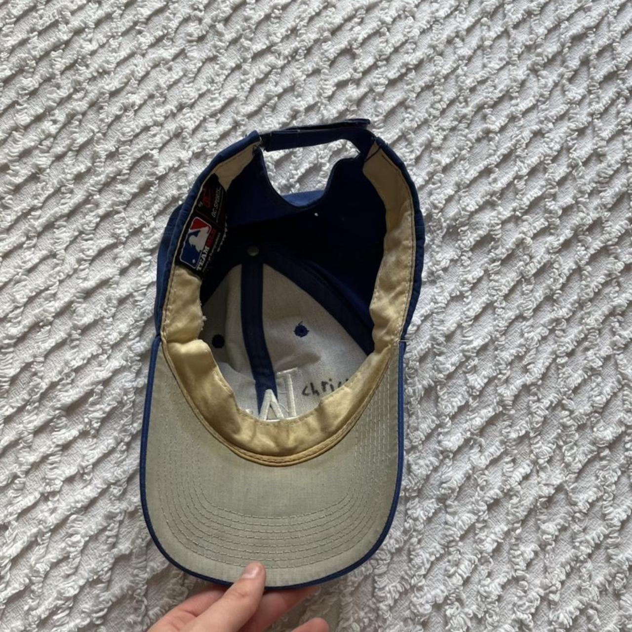 vintage blue LA baseball cap. super cute and trendy.... - Depop