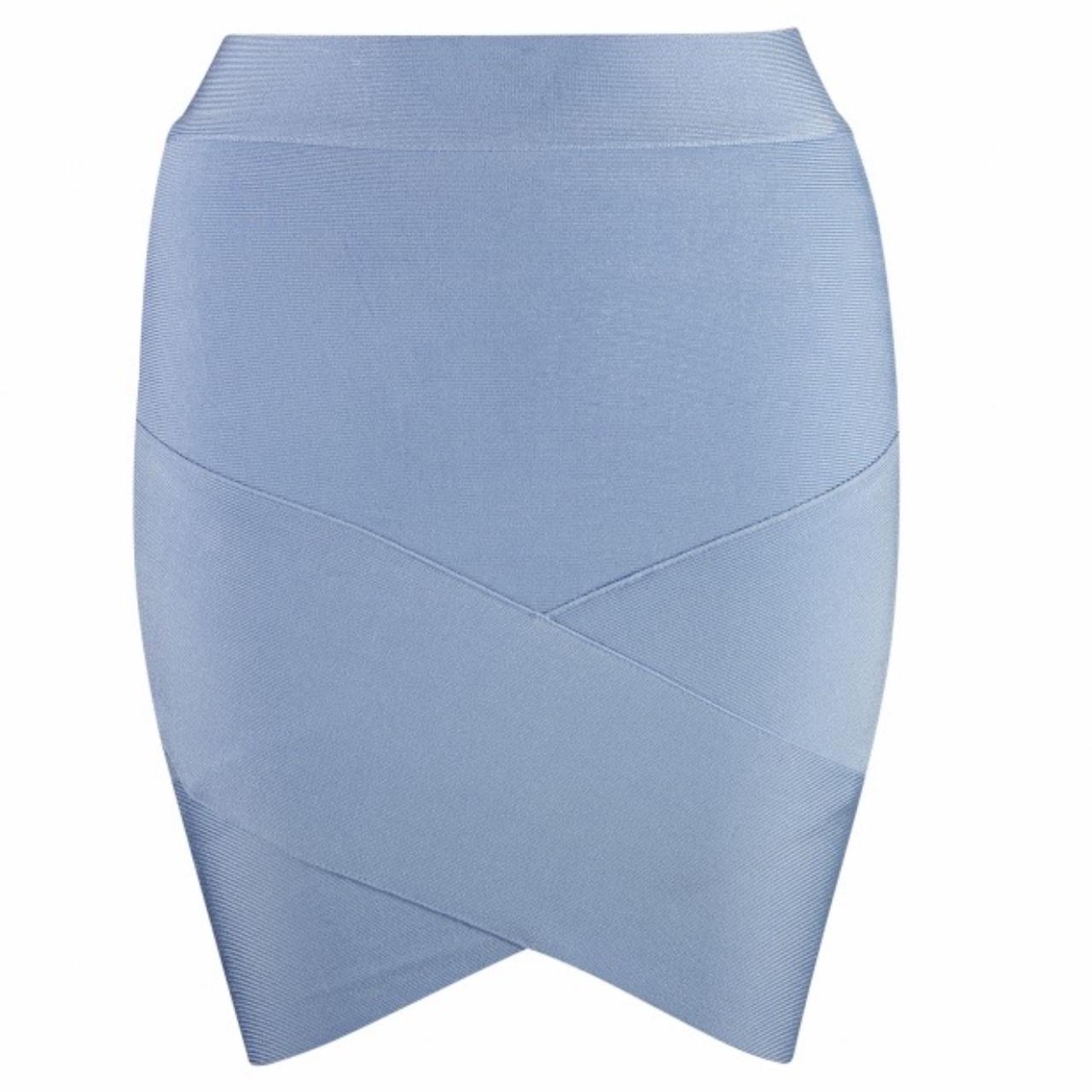 Light blue outlet bandage skirt