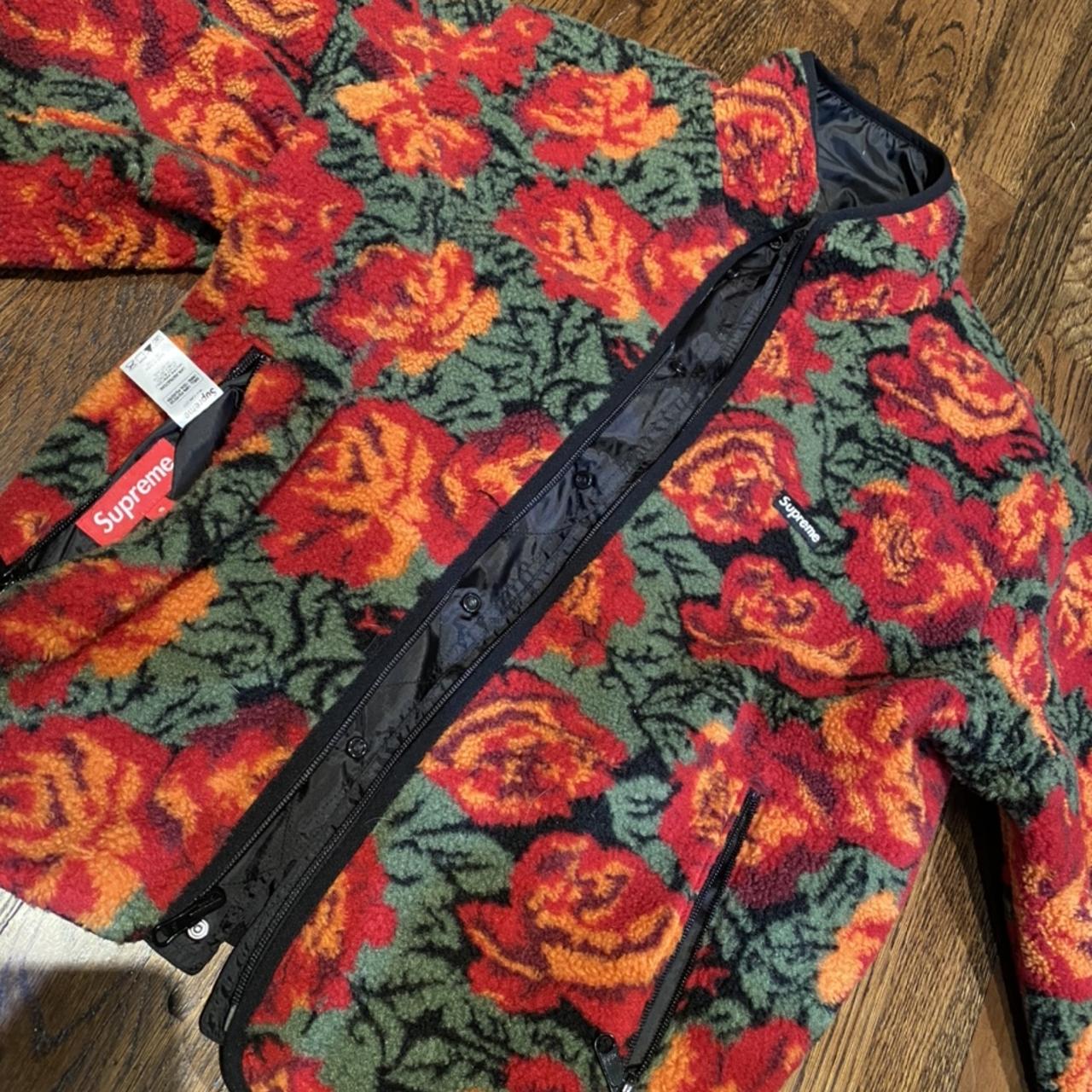 47cm16FW S Roses Sherpa Fleece Jacket