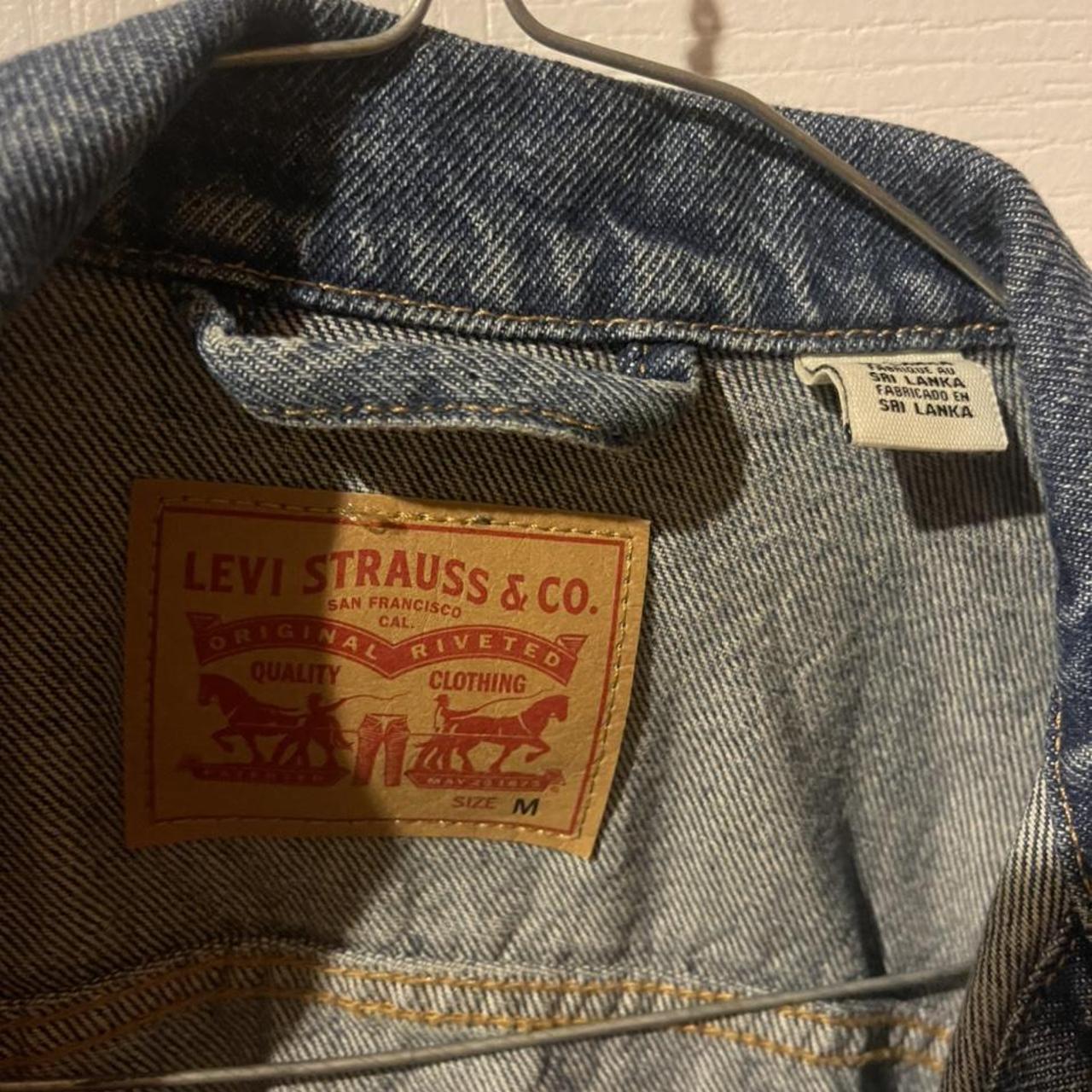 LEVI denim jacket!! worn once - literally brand... - Depop