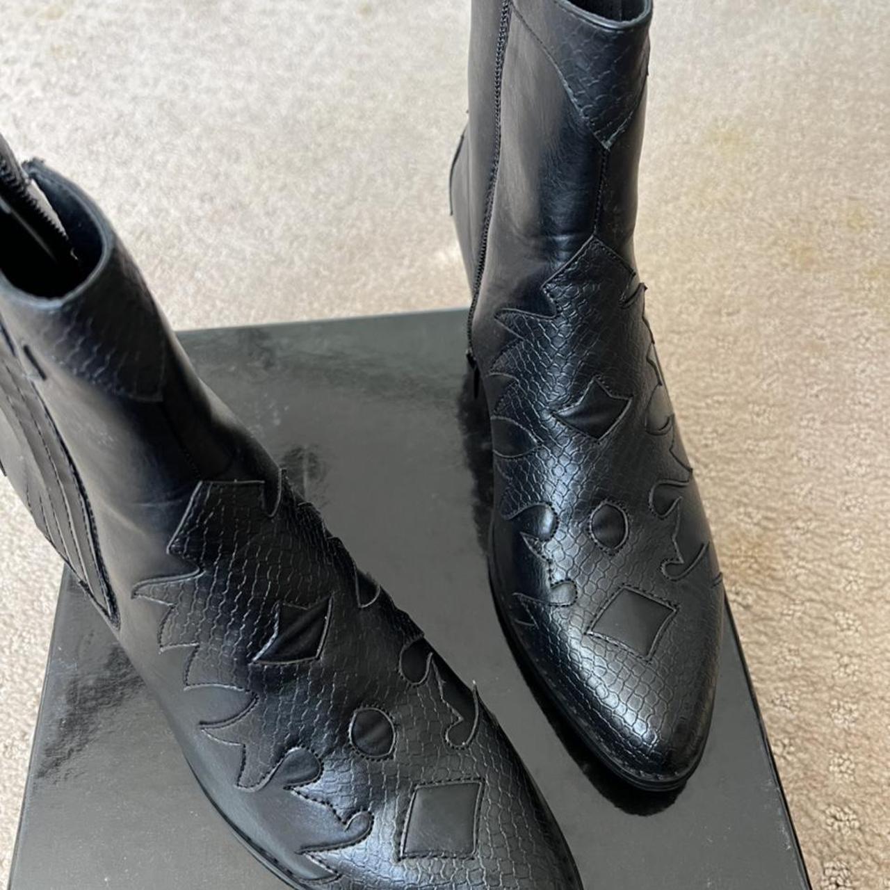 western boots black womens