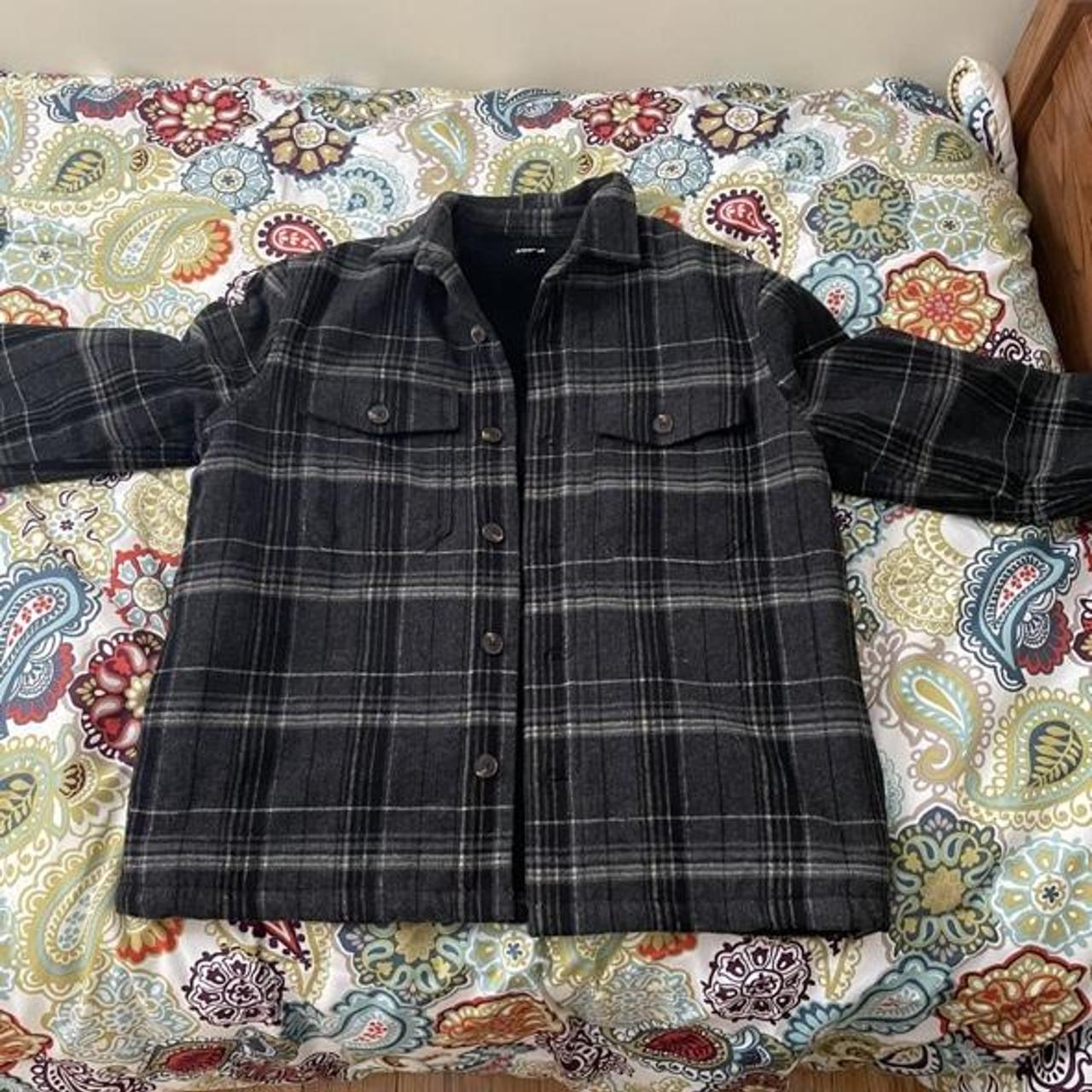 Express mens Shirt Jacket. Size Large. express... Depop