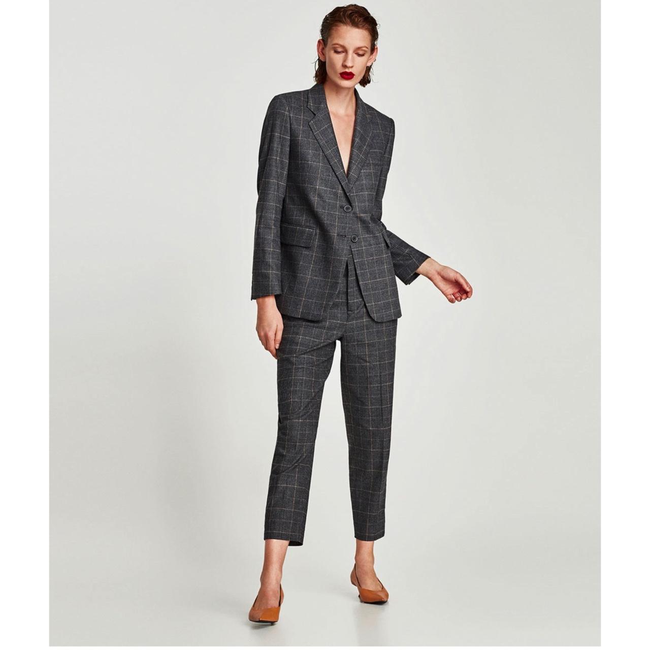 Zara check blazer Colour: