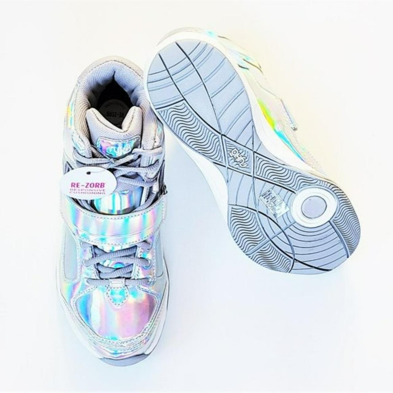 New ⚡ Ryka Tenacious Patent Silver Rainbow... - Depop