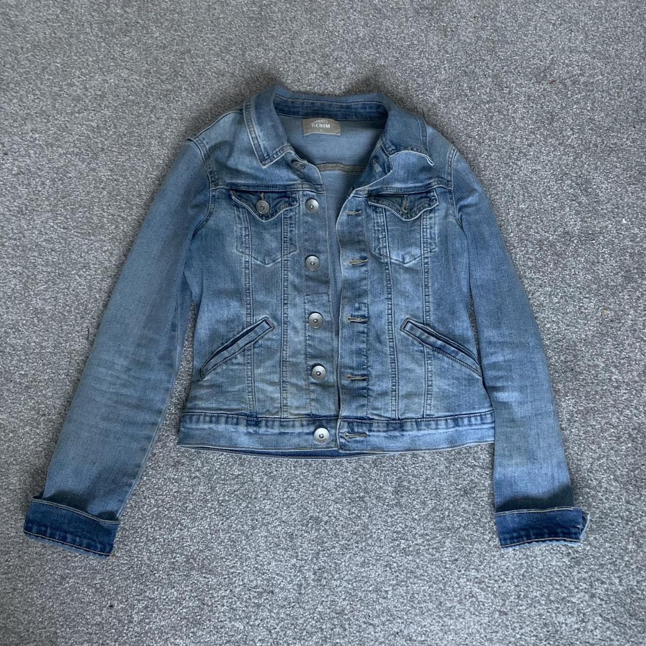 oasis light wash denim jacket