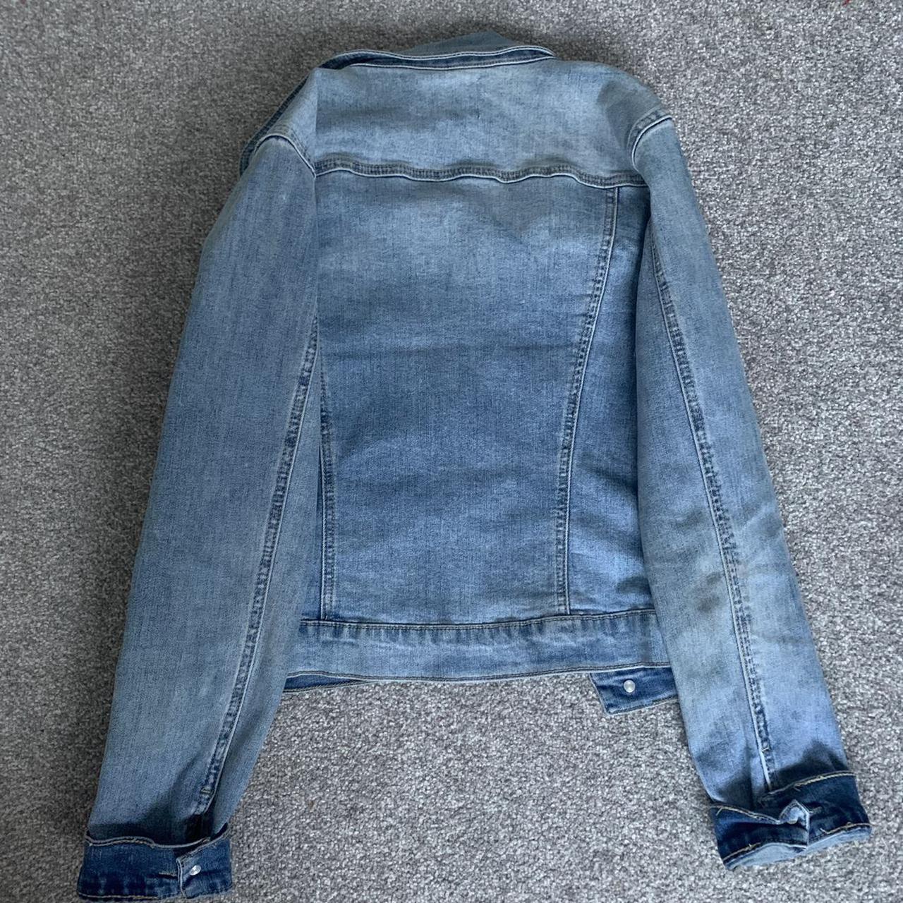 oasis light wash denim jacket