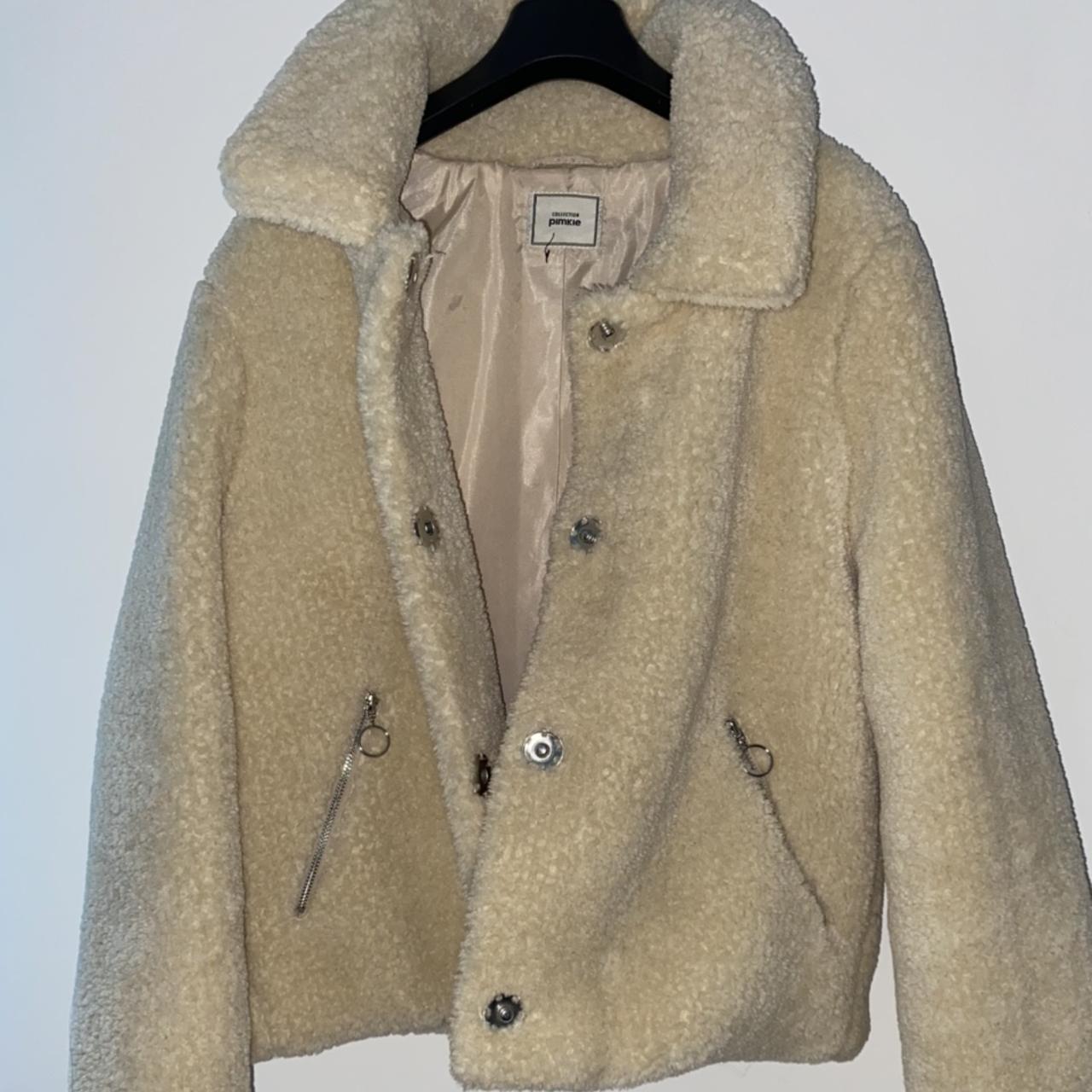 Asos Pimkie Teddy Jacket Pimkie Zip Through Teddy Borg Fleece In