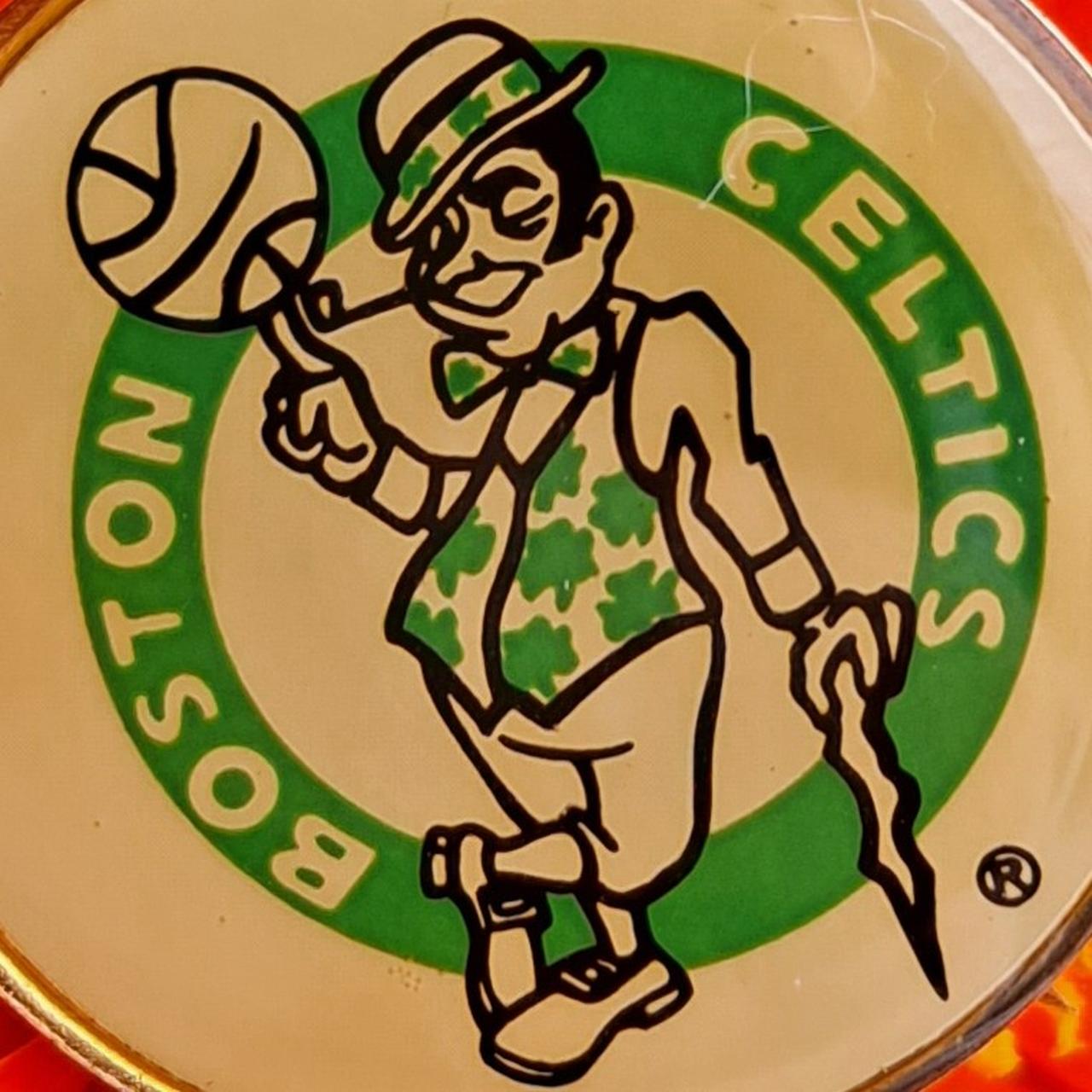 VINTAGE 70s NBA Boston Celtics Pin by Win Craft Pin... - Depop