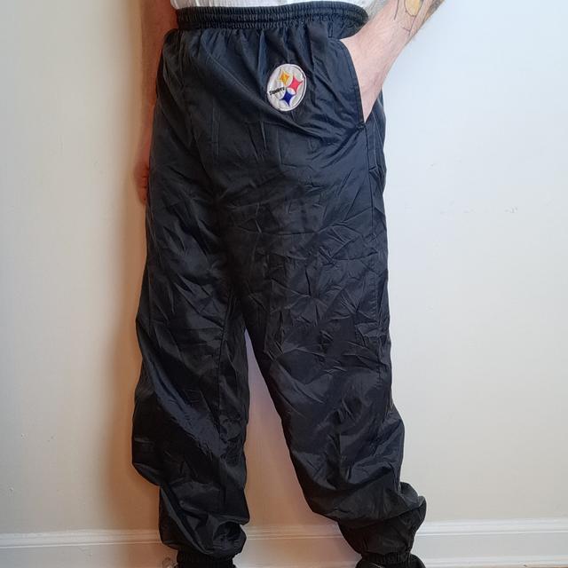 Pittsburgh Steelers NFL Track Pants by Pro - Depop