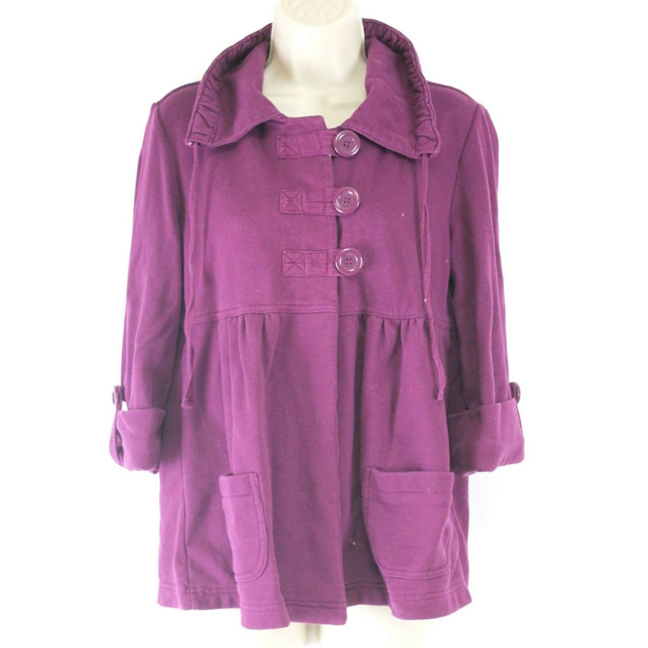 forever 21 purple coat