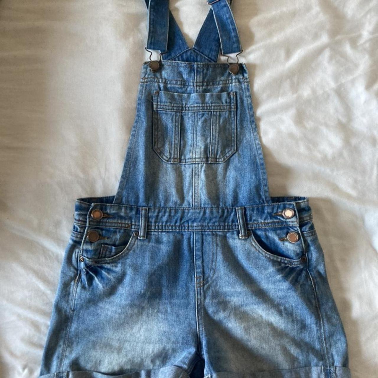 Short Dungarees - Depop