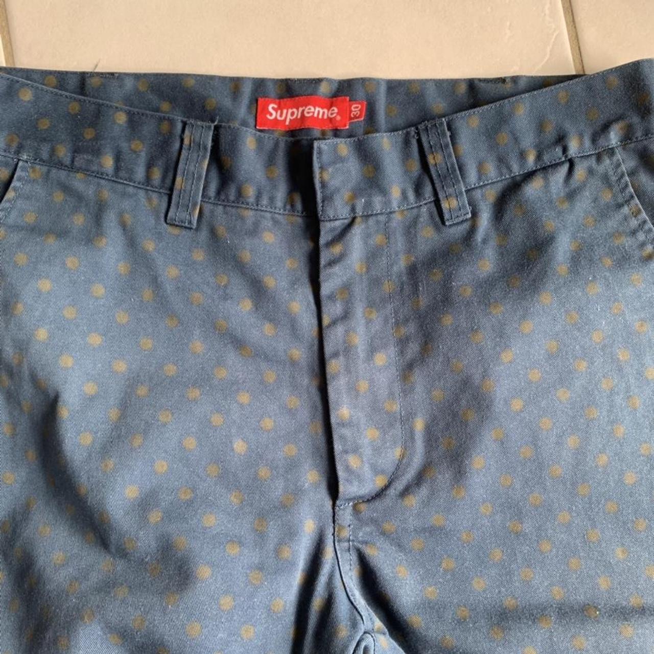 Supreme 2019 polka dot work pants Size 30 Sick polka... - Depop