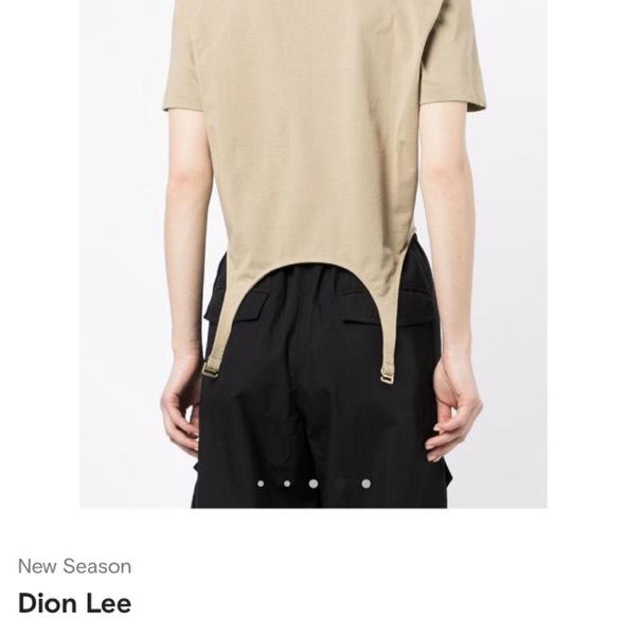 Dion Lee Women's Tan and Cream T-shirt (4)