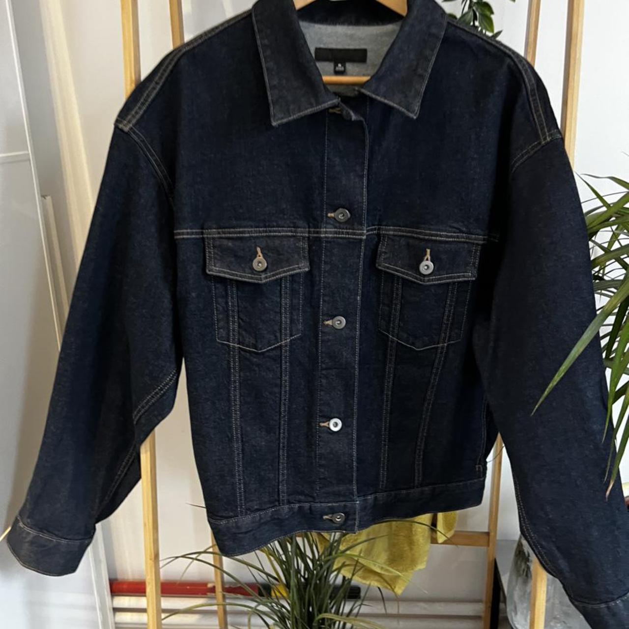 uniqlo black jean jacket