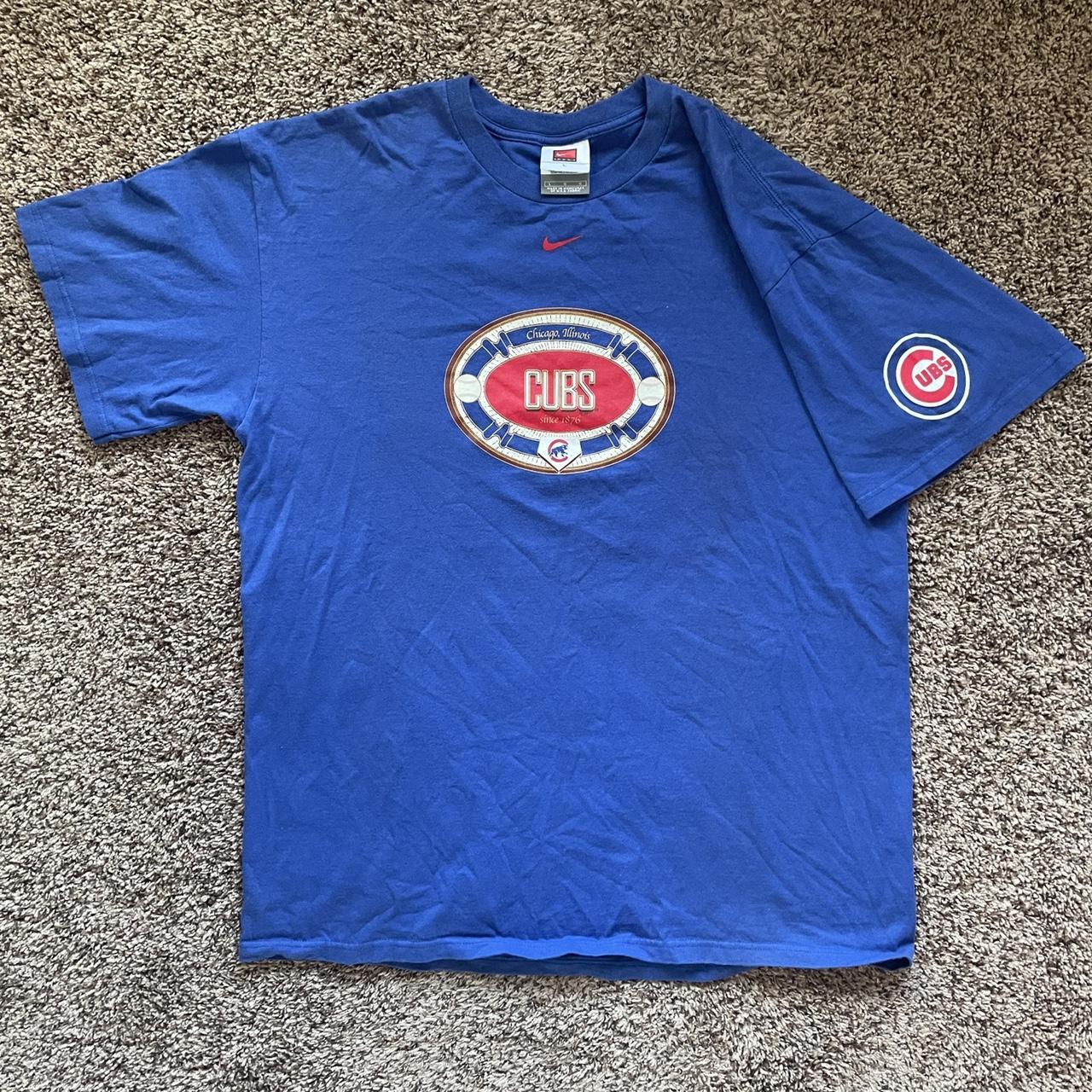 💙 Y2K 2006 Nike Team MLB Chicago Cubs... - Depop