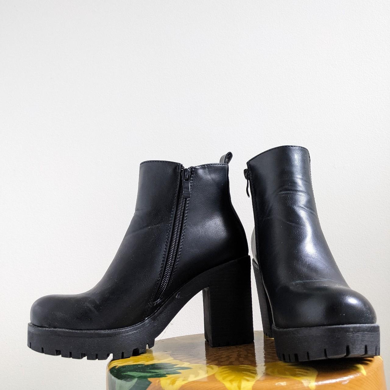 nasty gal black ankle boots