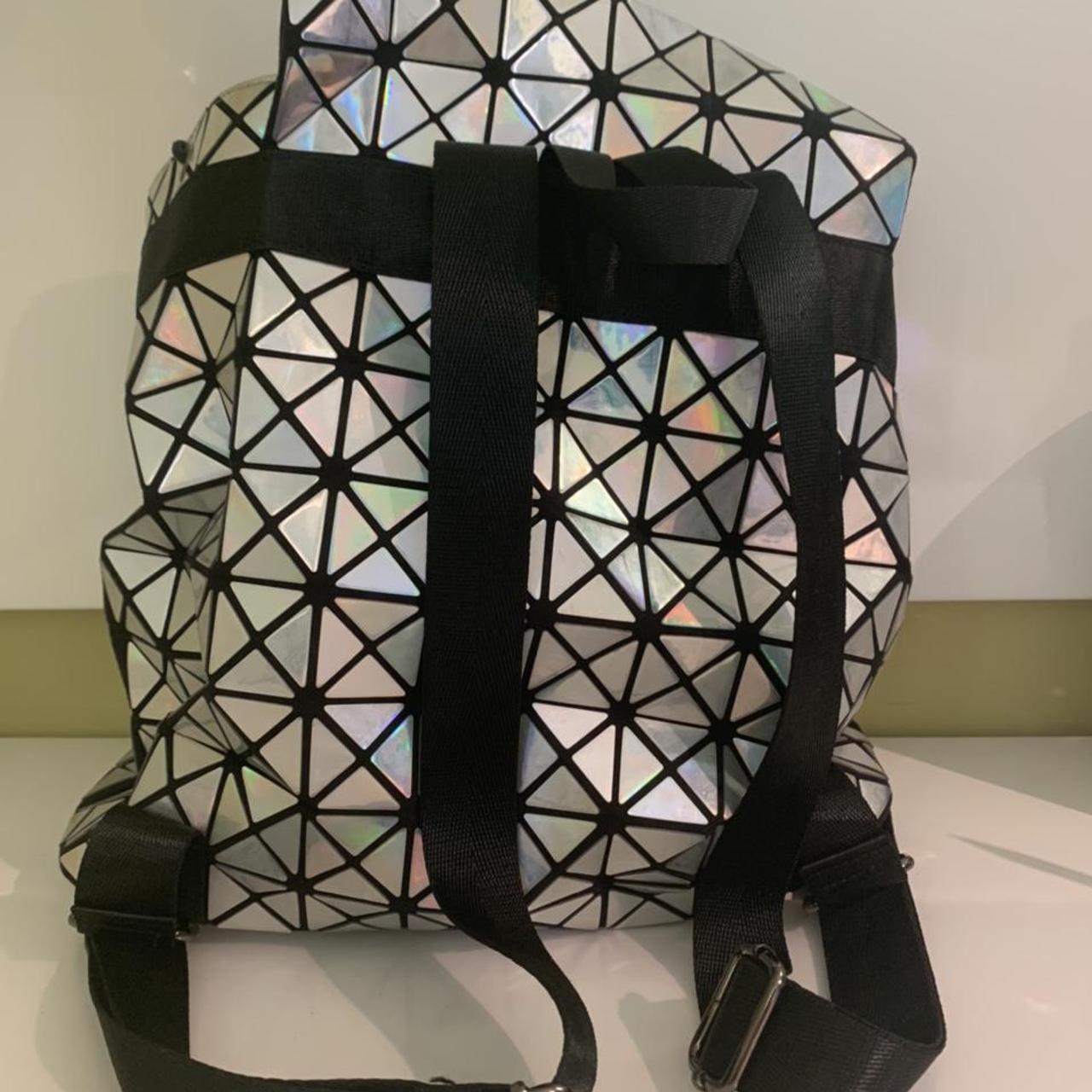 Product Image 2 - holographic backpack with small pouch.