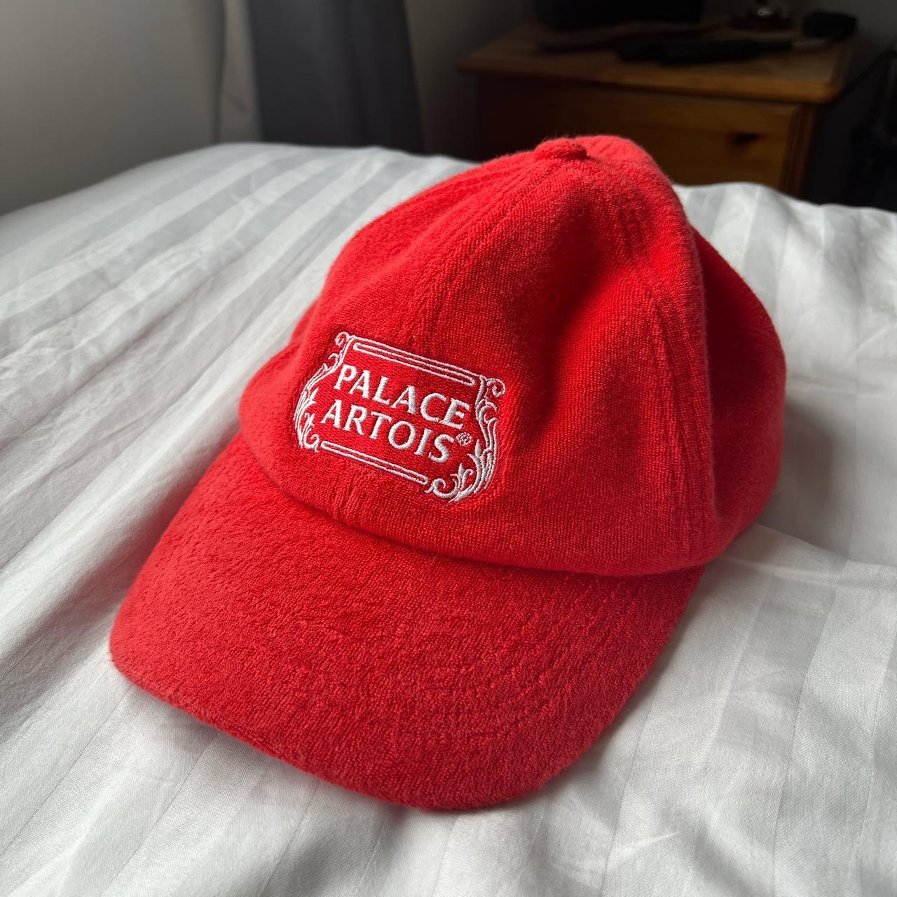 Stella Artois x Palace. 6-pannel Red cap Perfect... - Depop