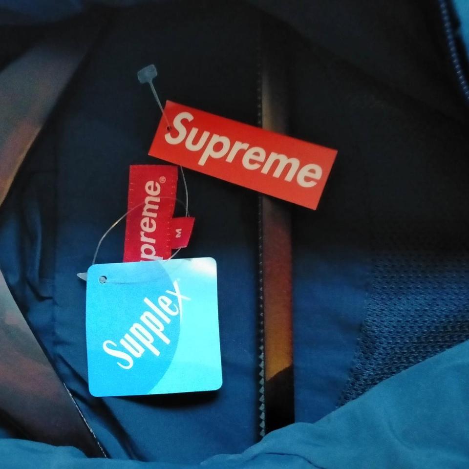 SUPREME CURVE TRACK JACKET DEADSTOCK WITH... - Depop