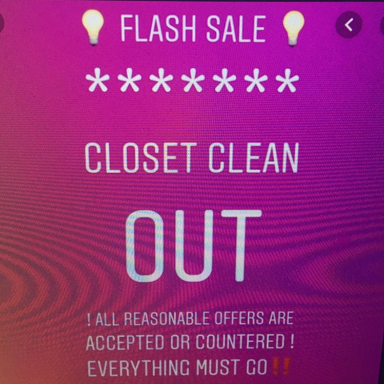 👏AD ONLY Closet clear out meaning