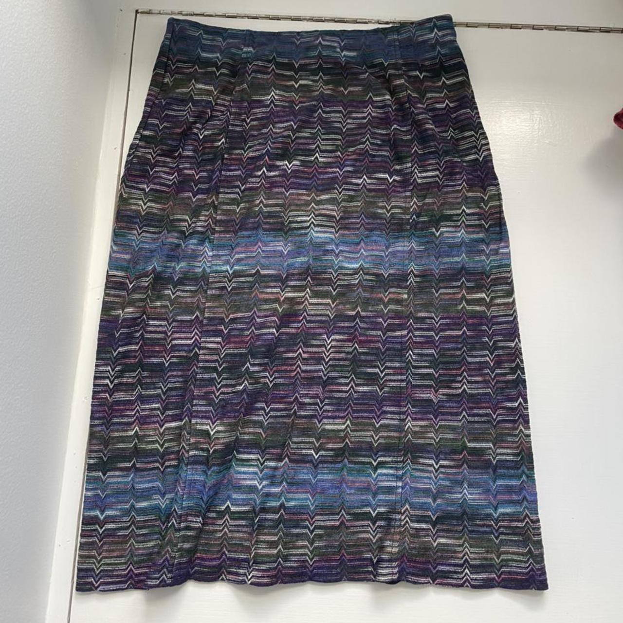 Missoni Women's Blue and Purple Skirt