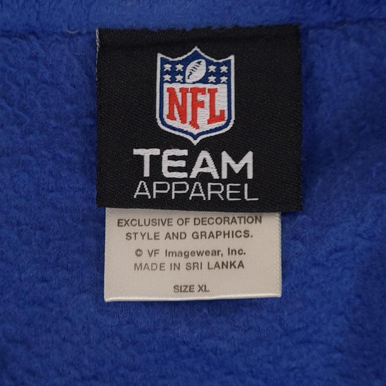 Vintage NFL New York Giants fleece sweatshirt jumper... - Depop