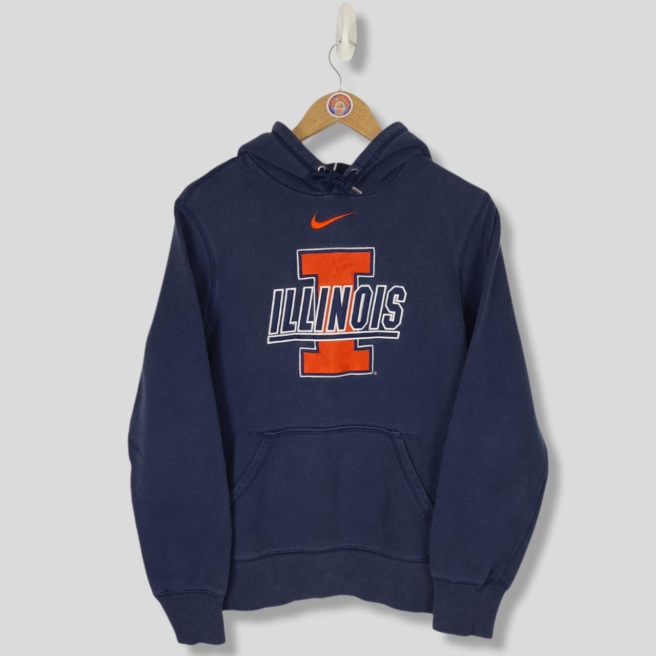 Vintage Nike Illinois Fighting Illini hoodie... - Depop