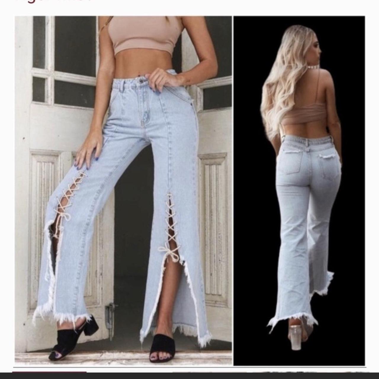 Tiger Mist Women’s Blue Jeans | Depop